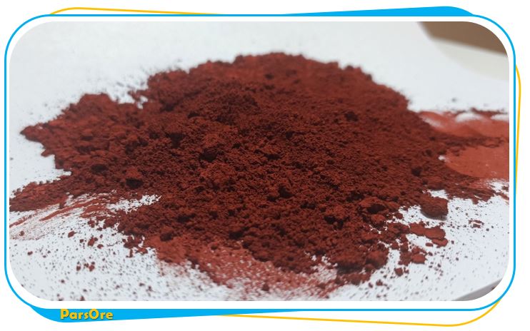 رنگ معدنی قرمز ، اکسید آهن درجه 1 Red Color 1 رنگ اکسید آهن قرمز