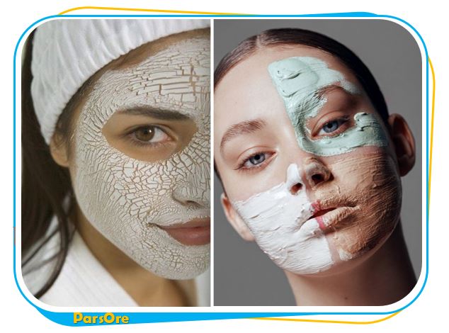 استفاده از 7 مواد معدنی برای ساخت ماسک طبیعی و آرایش 14 ماسک خاک رس سفید